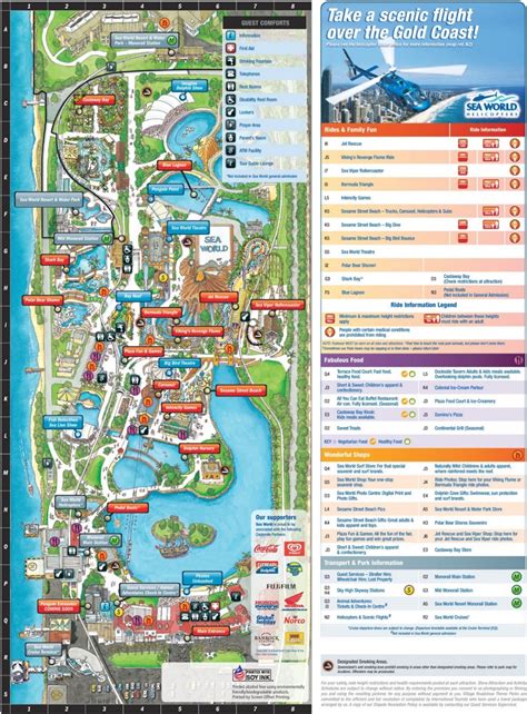 sea world gold coast map.